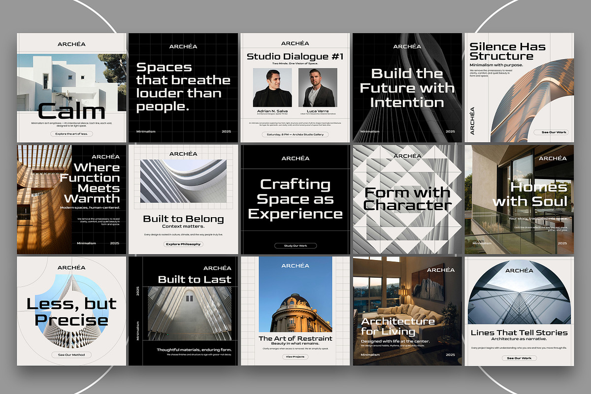 Archéa – Social Media Kit, a Social Media Template by Nenjo Studio (Photo 5 of 5)