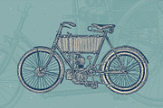 Bicycles - Vintage Illustration Set, an Illustration by Graphic Goods (Thumbnail 2 of 10)