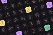 Animated Digital Business Icons, an Outline Icon by Prosymbols (Thumbnail 3 of 4)