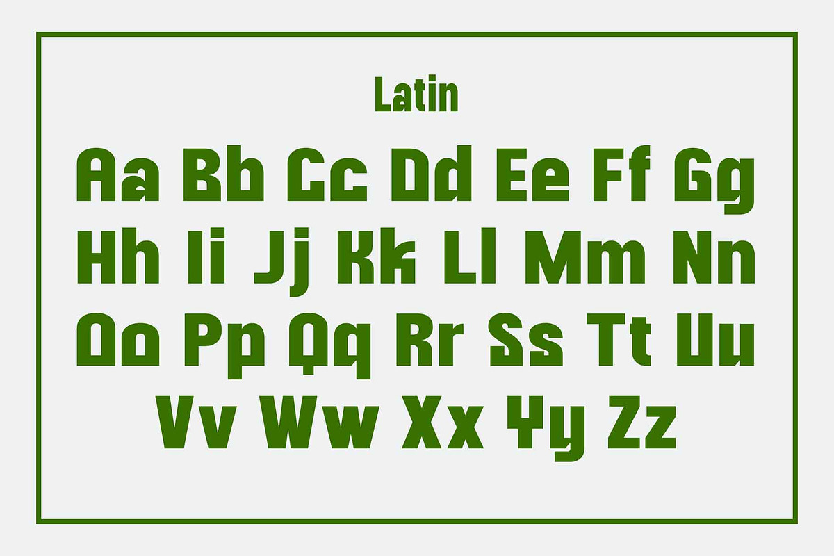 Sonbe Heavy Display, a Font by AuthenType (Photo 2 of 9)