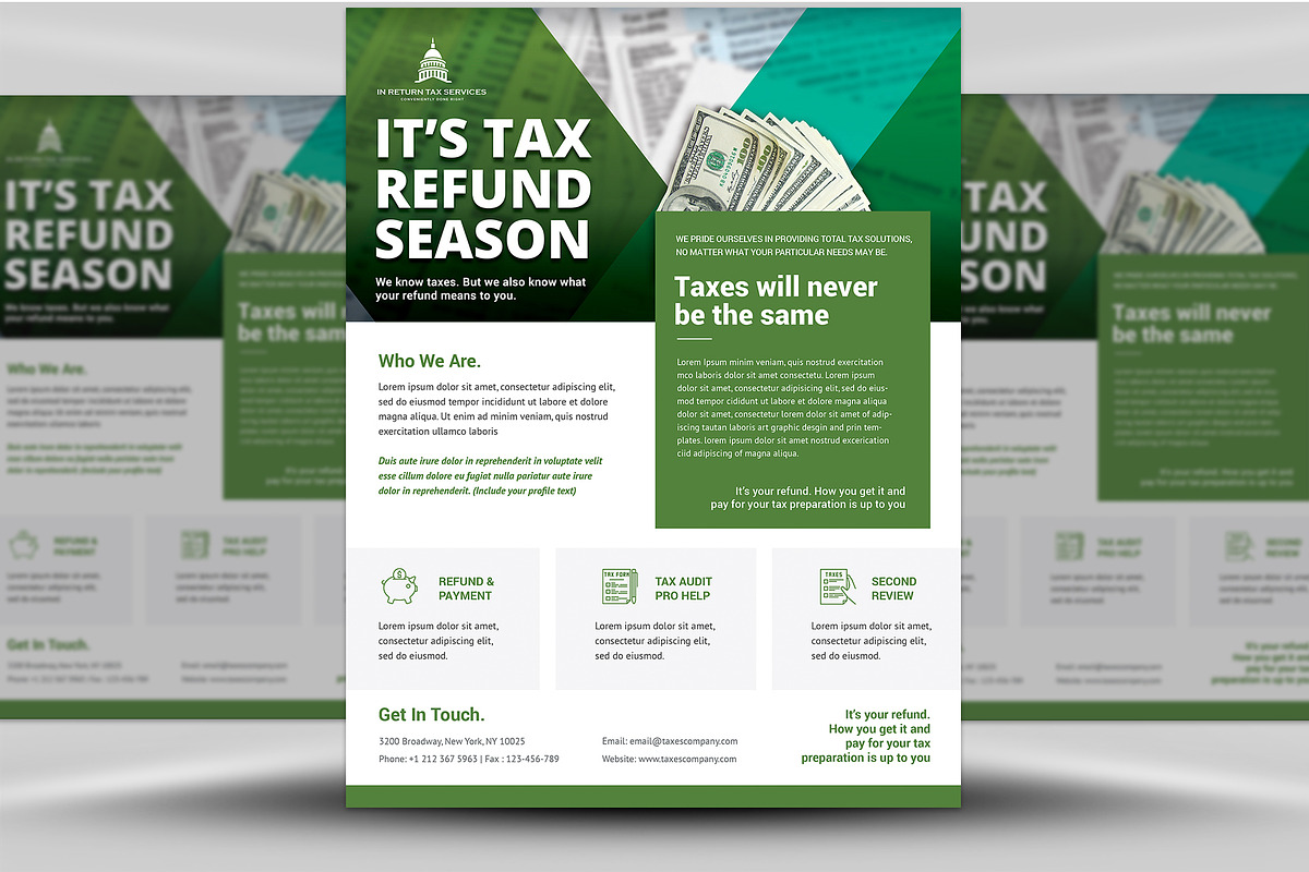 Income Tax Flyer, a Flyer Template by MadridNYC (Photo 1 of 3)