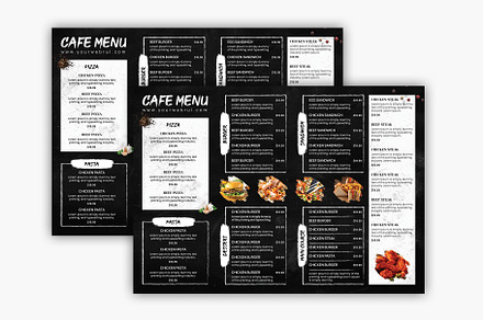 Modern Food Menu Template, a Flyer Template by Stock_Design