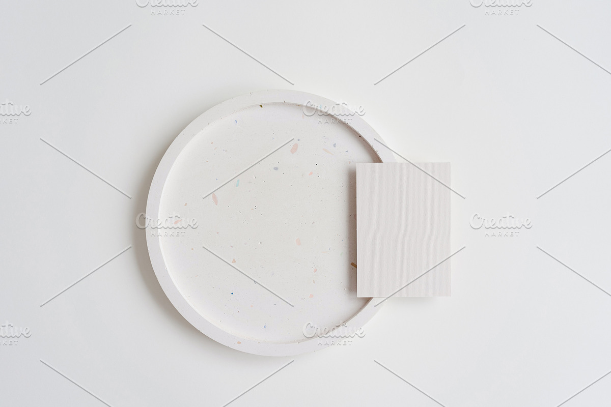 Textured Paper Card Mockup, a Business Card Template by sparklemockup (Photo 2 of 2)