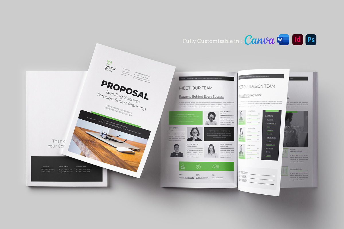 Proposal Template, a Brochure Template by Designsoul14 (Photo 1 of 10)