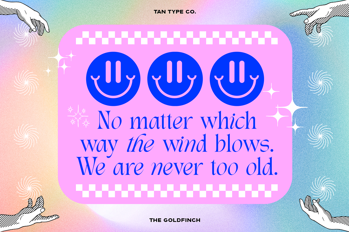 TAN - THE GOLDFINCH, a Font by TanType (Photo 8 of 9)