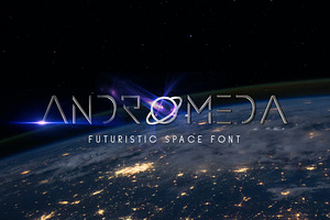Andromeda - Space Futuristic Font