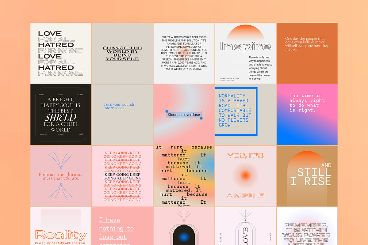 Let's Talk Instagram Quotes, a Social Media Template by Sparrow & Snow (Photo 13 of 13)