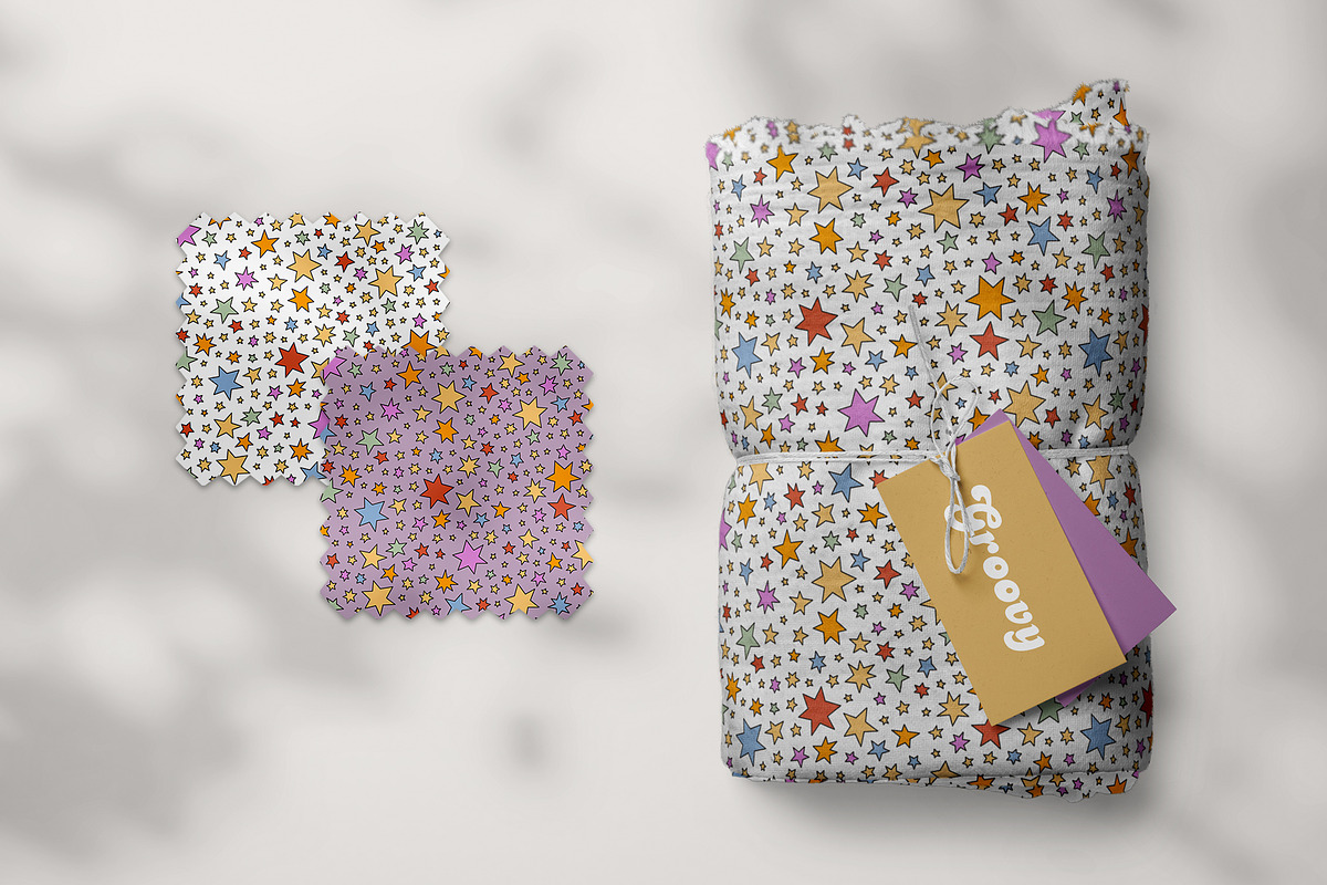 Groovy - Cliparts and Patterns, a Pattern Graphic by PatrushevaYana (Photo 3 of 14)