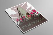 Nuclear Weapon & Flowers Vector Art, a Flyer Template by ashenterprise (Thumbnail 2 of 3)