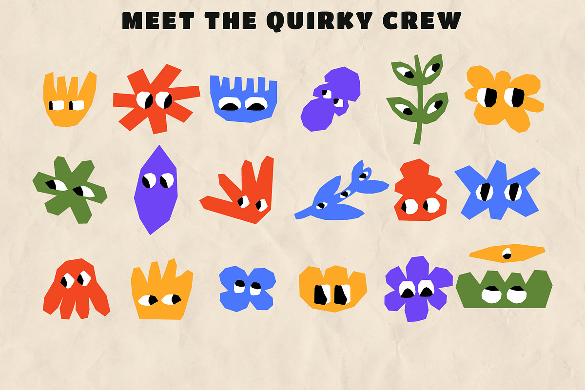 Funky Character Creator: 85+ Shapes, an Object Graphic by Le.nart (Photo 4 of 5)