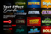 25 Premium 3D Text Effects Bundle PS, a Layer Style Add-On by Design Fly (Thumbnail 1 of 16)