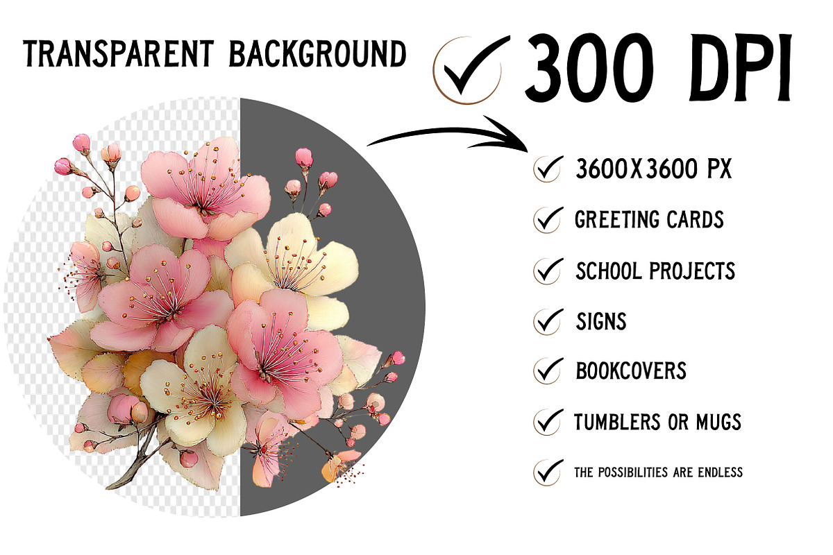 Whimsical Mother's Day Flowers Clipa, an Illustration by Craft Nest (Photo 2 of 12)