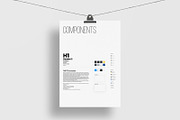Deep Motion Landing Pages, an UI Kit Template by Brian White Design Goods (Thumbnail 2 of 3)