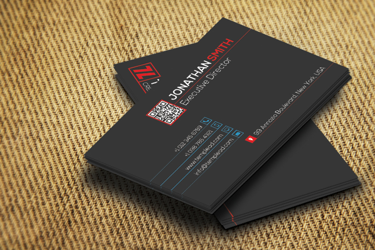 Corporate Business Card SE0317, a Card Template by annozio (Photo 2 of 3)