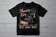 Mother’s Day Dog Mom T-Shirt Design, a Graphic by Vector Portal (Thumbnail 3 of 5)