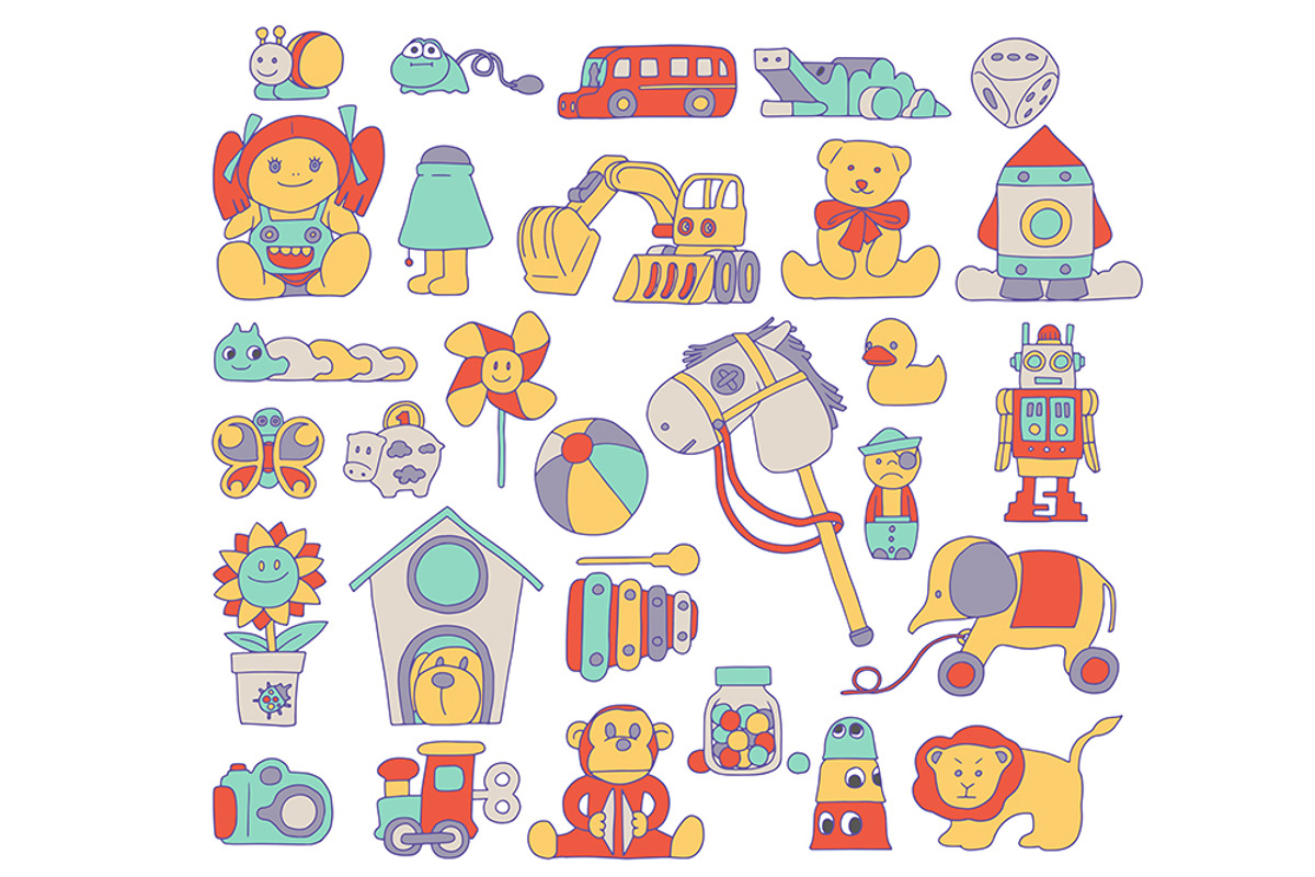Toy Doodle Illustration, an Illustration by LW