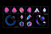 3D Fluid Glass - 90 illustrations, an Object Graphic by assetpro.design (Thumbnail 11 of 11)