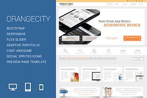 OrangeCity Responsive Template