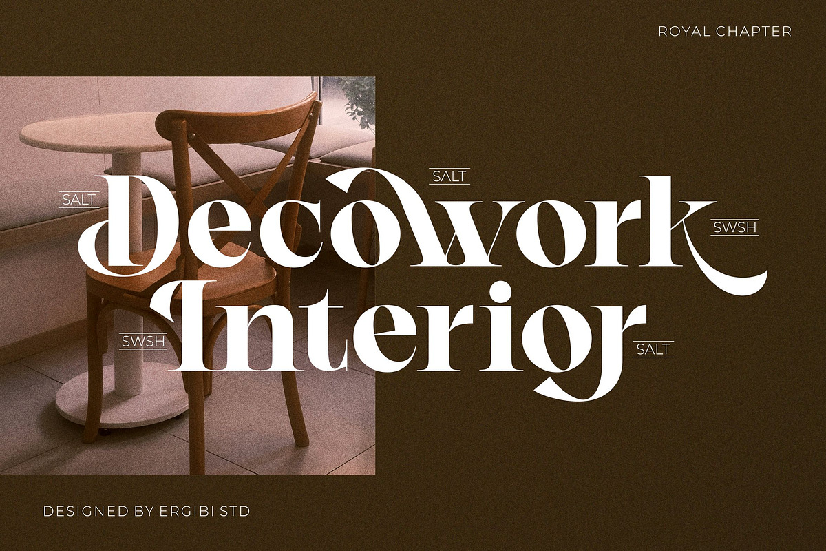Royal Chapter - Modern Serif, a Serif Font by ErgibiStudio (Photo 11 of 12)