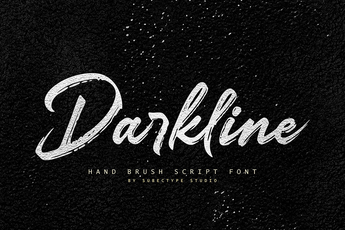 Super Brush - Brush Font Bundle, a Blackletter Font by Subectype Studio (Photo 7 of 8)