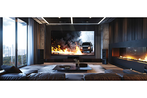 Modern luxury living room with home, an Architecture Photo by piter.goskov