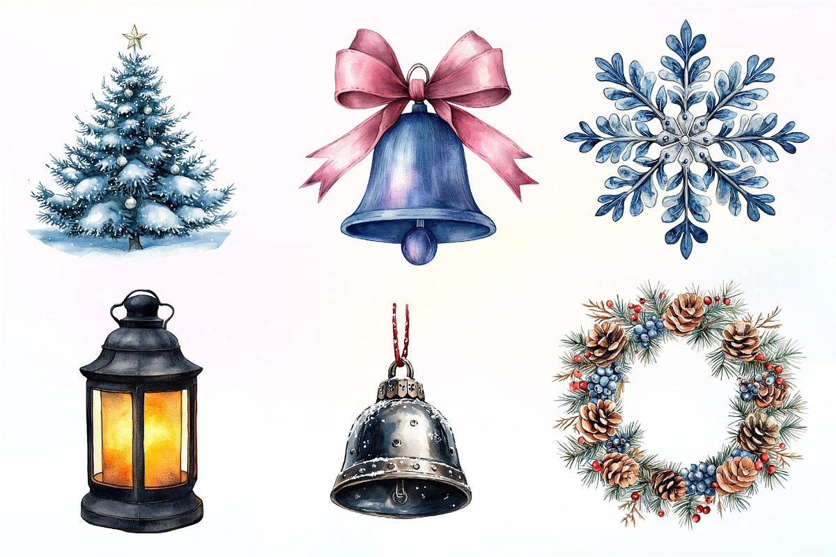 Black and White Holidays Clipart, an Illustration by Dream Creation (Photo 6 of 7)