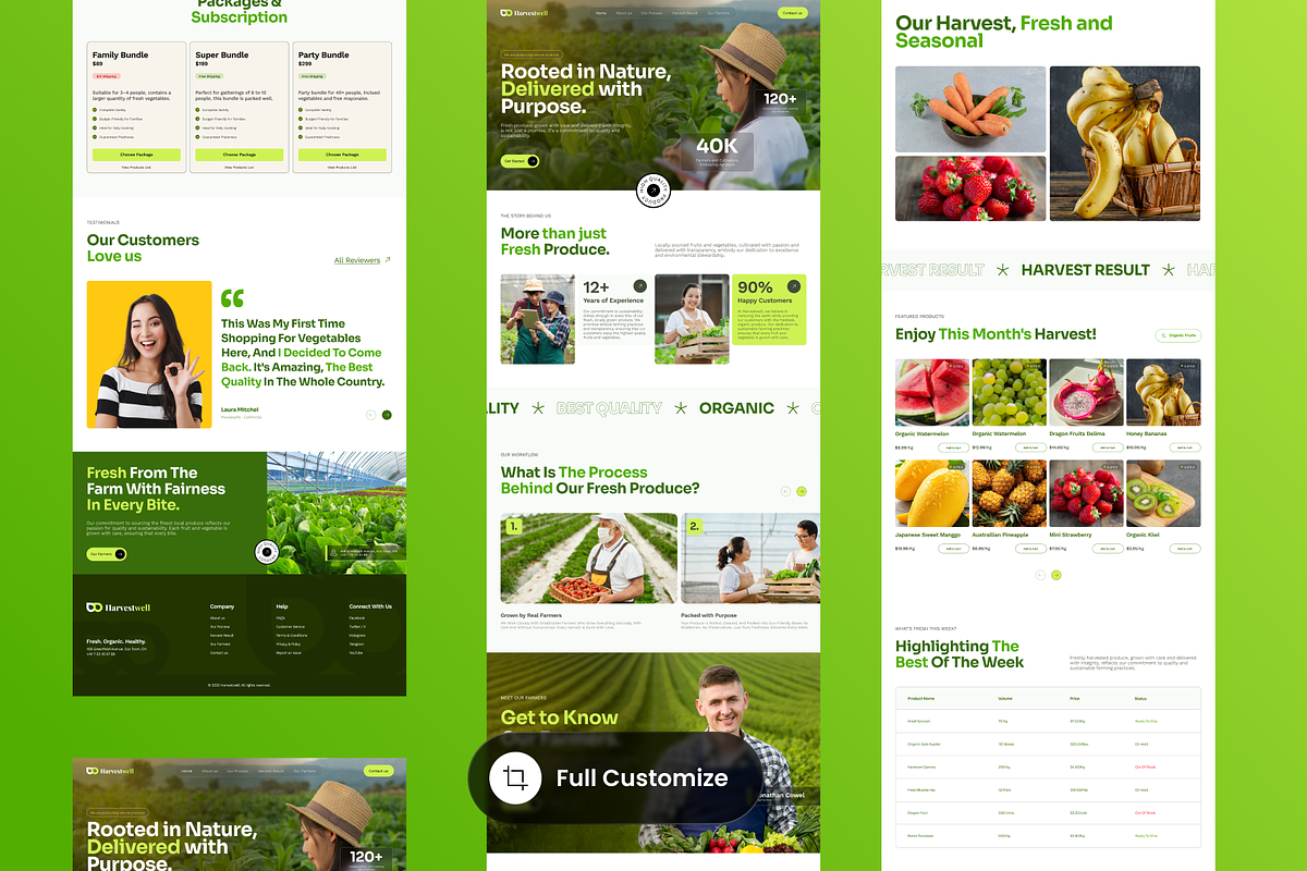 Harvestwell - Agricultural Bussines preview 3
