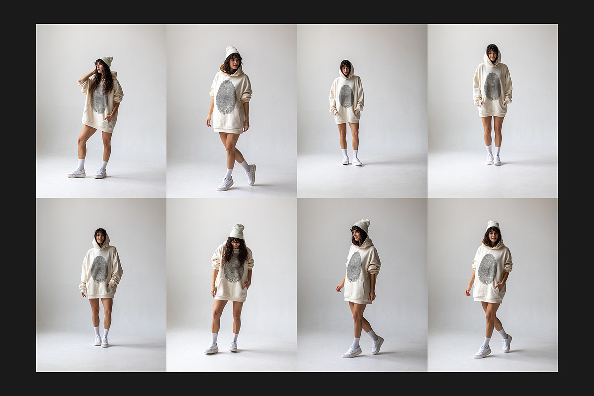 Hoodie Mock-Up Set, a Hoody Mockup by Freeman Studio (Photo 7 of 14)