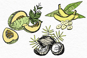 Nuts and snacks, a Food Illustration by Ann Astro (Thumbnail 12 of 24)