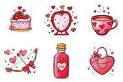 Coquette Valentines Day Clipart, an Illustration by Design Market (Thumbnail 3 of 4)