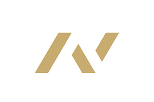 Abstract letter N logo design, a Branding & Logo Template by T.Vooka
