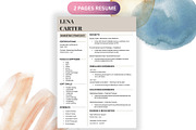 Resume Pack (Word + INDD), a Resume Template by PrimeLayouts (Thumbnail 2 of 6)