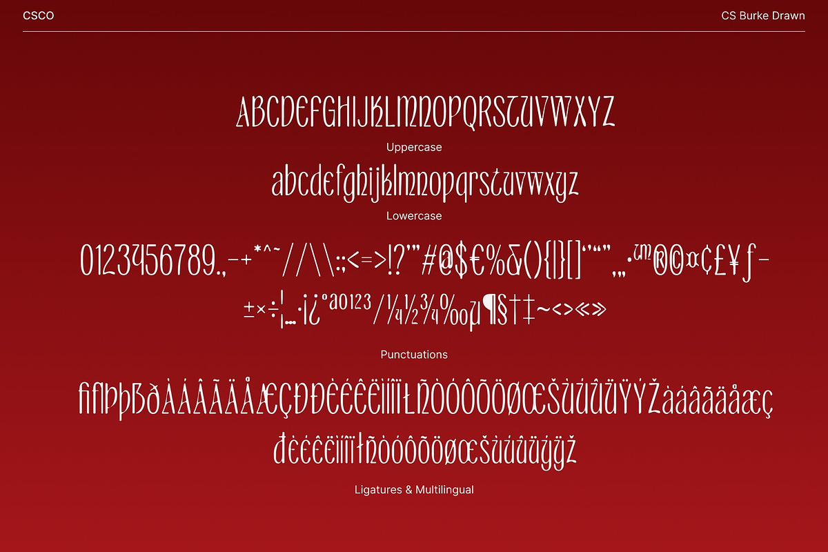 CS Burke Drawn, a Serif Font by Craft Supply Co. (Photo 8 of 8)