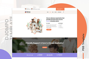 Senior Care PSD Template - Djompo