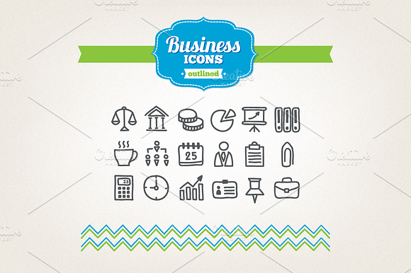Hand Drawn Business Icons