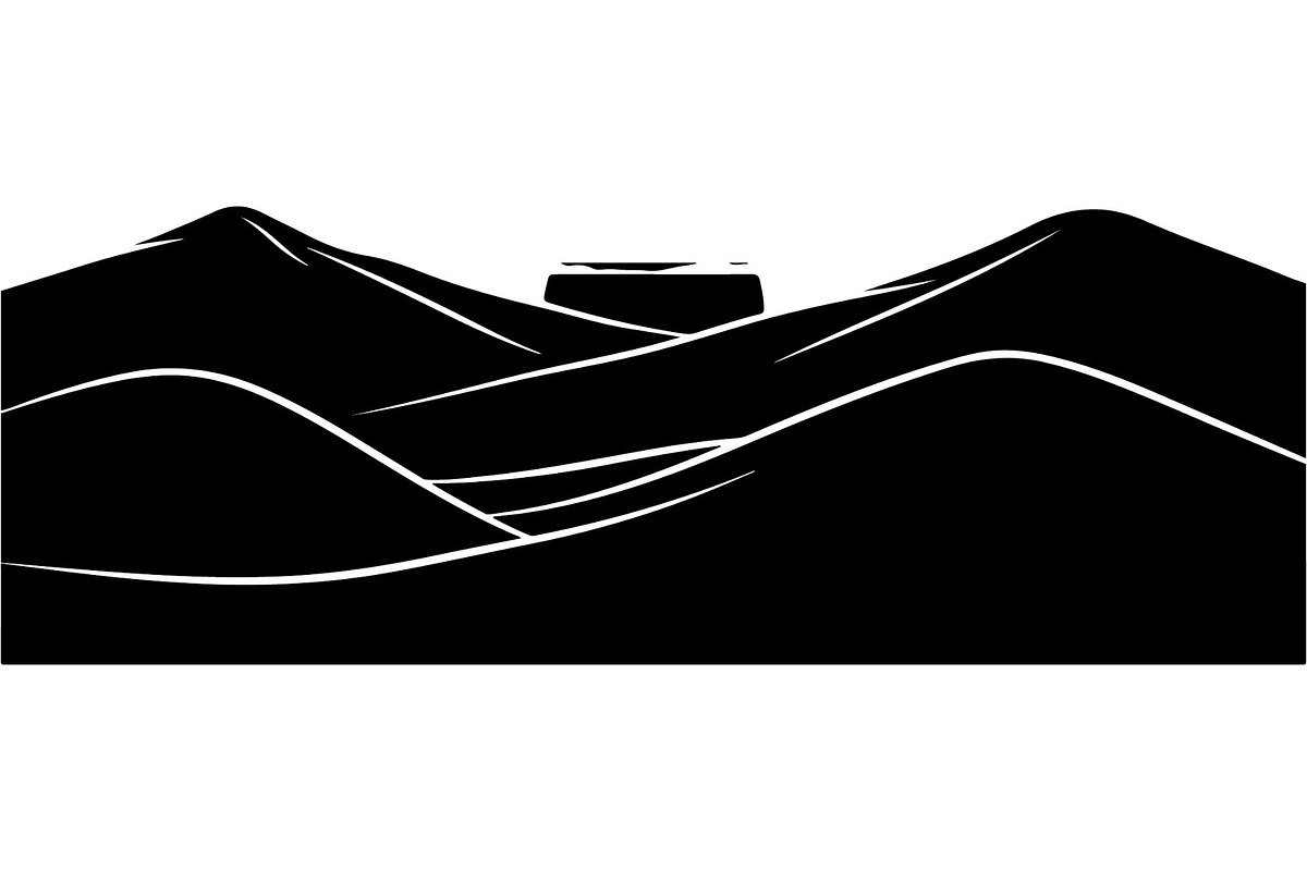 Abstract Landscape Silhouette, an Object Graphic by Designer_Momina (Photo 11 of 20)