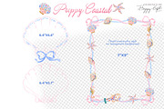 Preppy Coastal Watercolor Clipart, a Decorative Illustration by TheHappyGiftArt (Thumbnail 4 of 10)