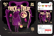 Halloween Flyer Template, a Flyer Template by regalDRAW (Thumbnail 1 of 3)