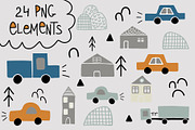 Urban traffic. Patterns pack, a Pattern Graphic by Alina Karpenko (Thumbnail 7 of 8)