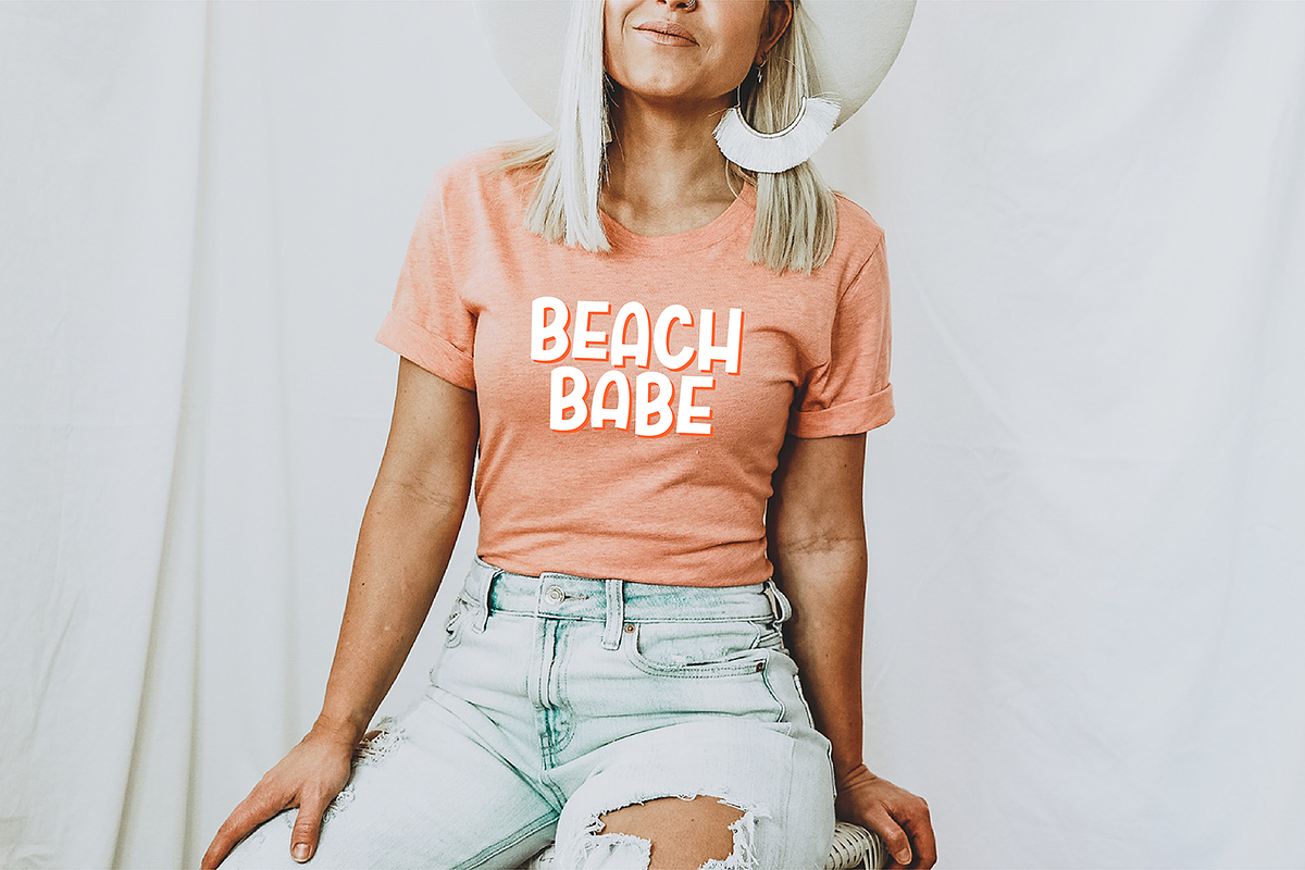 WATER FLOATIE Display Font, a Sans Serif Font by Blush Font Co. (Photo 3 of 5)