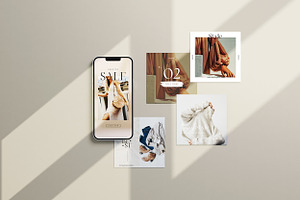 Instagram Mockup Bundle Set