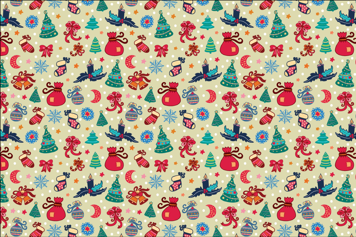 12 Christmas patterns, a Pattern Graphic by natsa (Photo 3 of 6)