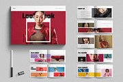 Look Book Template Landscape, a Brochure Template by E-Type (Thumbnail 1 of 7)