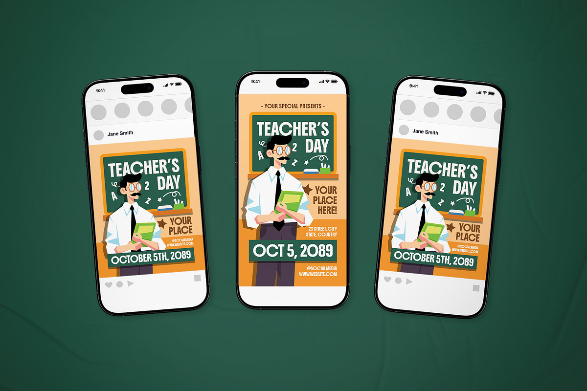 Teacher's Day Event Flyer Set, a Flyer Template by The Good Store (Photo 2 of 2)