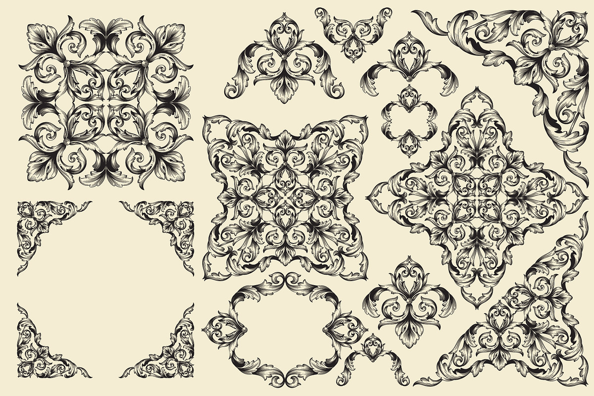 Page Decoration Ornate Vintage frame, an Object Illustration by Samira (Photo 6 of 6)
