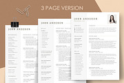 Resume Template Word, Pro Resume, a Resume Template by resumetemplathttps://d3es (Thumbnail 3 of 7)