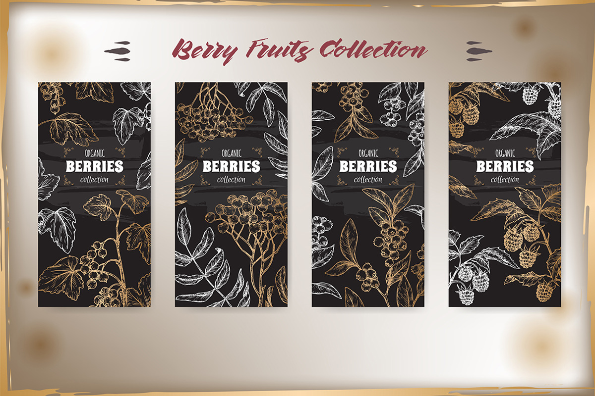 Berry fruits collection, a Food Illustration by Quetzal Art (Photo 4 of 5)