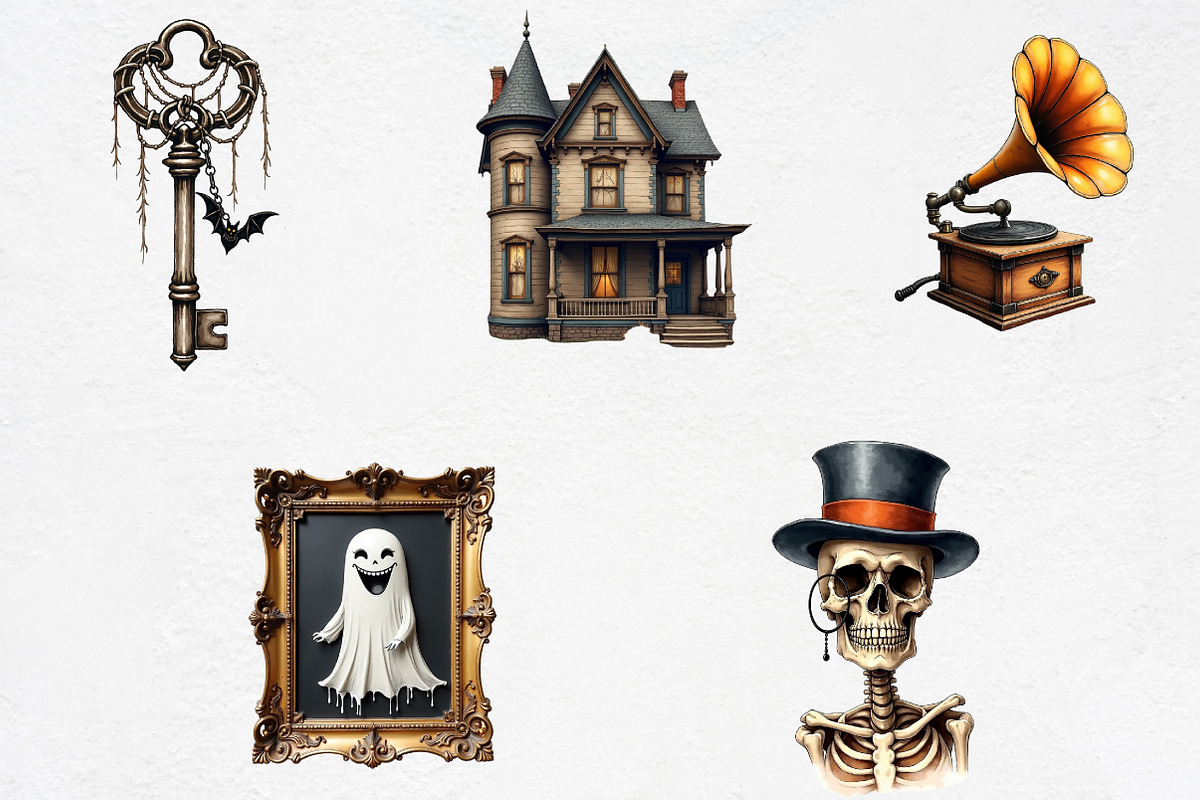 Vintage Halloween Sublimation PNG, an Illustration by CrexoraLab (Photo 2 of 5)