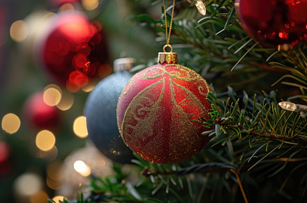 A detailed shot capturing a Christma, a Photo by Iftikhar Alam