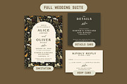 Garden Wedding Invitation Editable, a Design Template by Blue River Studio (Thumbnail 3 of 5)